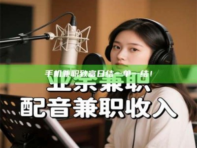 华容手机兼职致富日结一单一结！